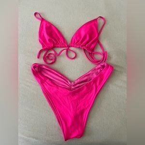 Frankie's Bikini Hot Pink Naomi 2 Piece